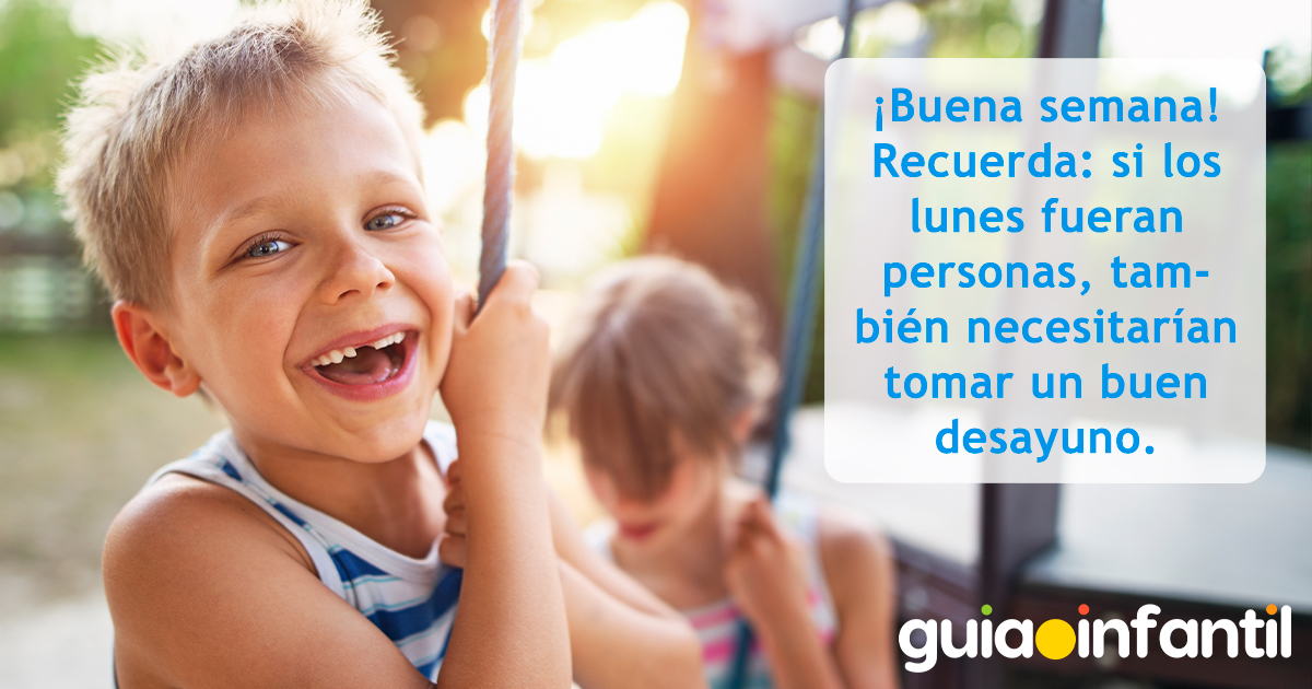 Tarjeta para felicitar el lunes