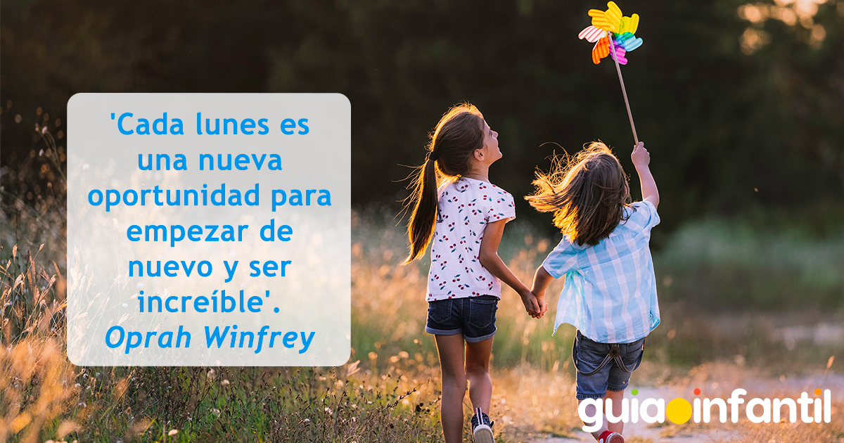 Frases famosas de lunes para los niños