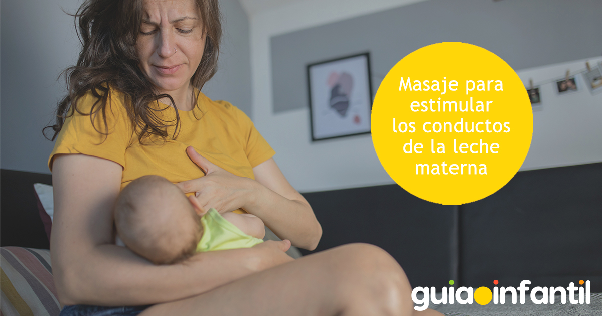 Masaje para los conductos de leche materna