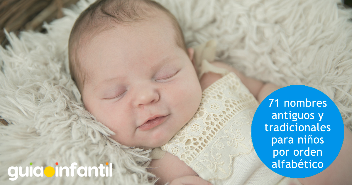 Nombres para niños en orden alfabético