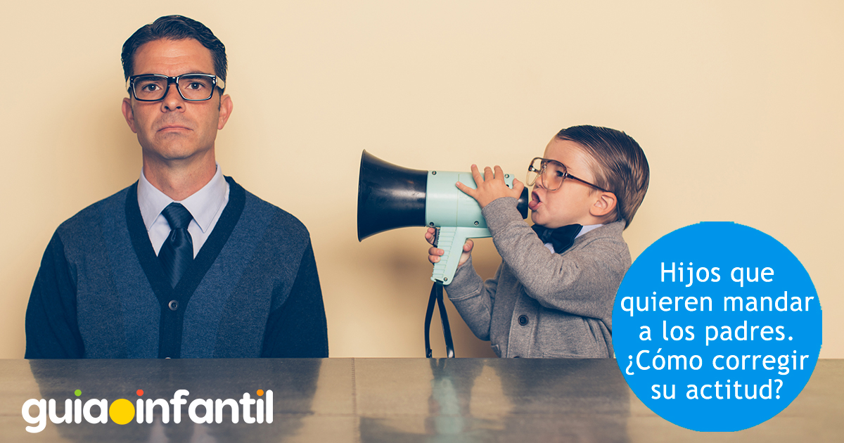 Niños mandones con sus padres