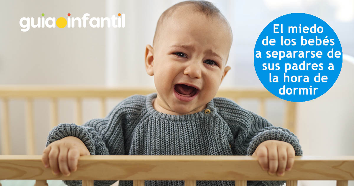 miedo del bebé de dormir sin sus padres