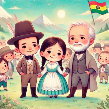 Cuento y actividades de la Independencia de Bolivia para niños