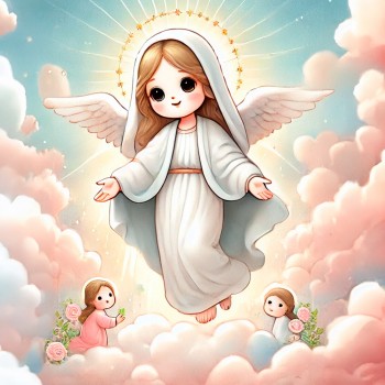 15 de agosto - Día de la Asunción de la Virgen María explicado a tu hijo
