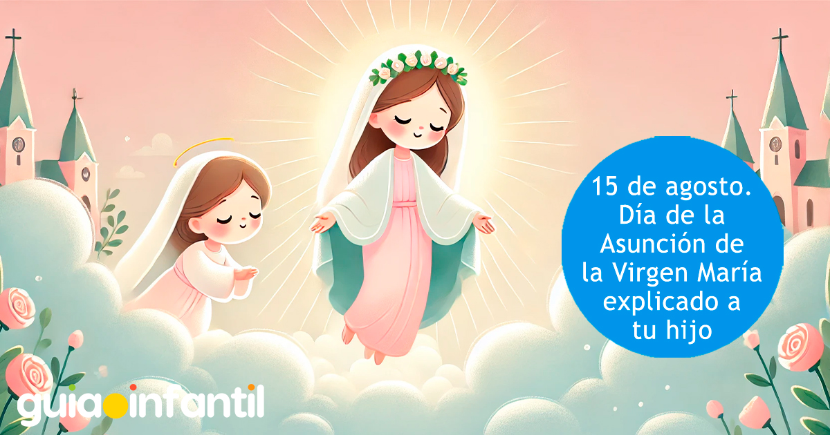 Asunción de la Virgen María para niños