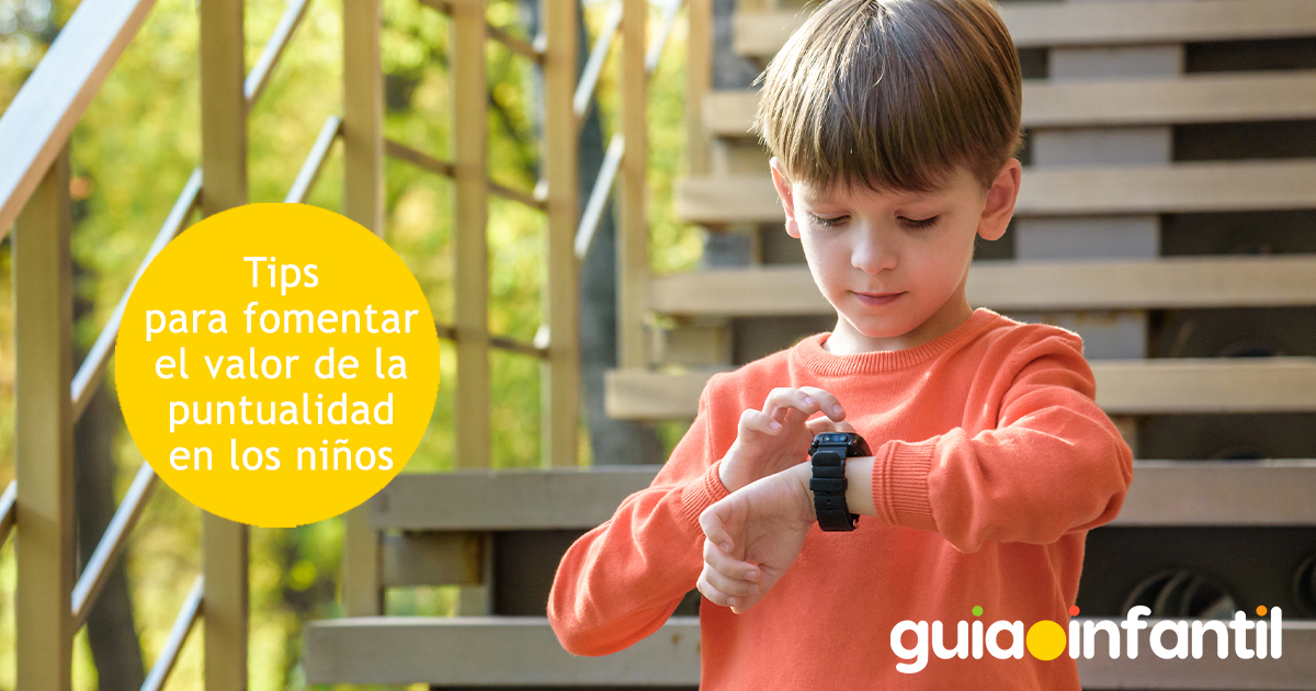 El valor de la puntualidad para los niños