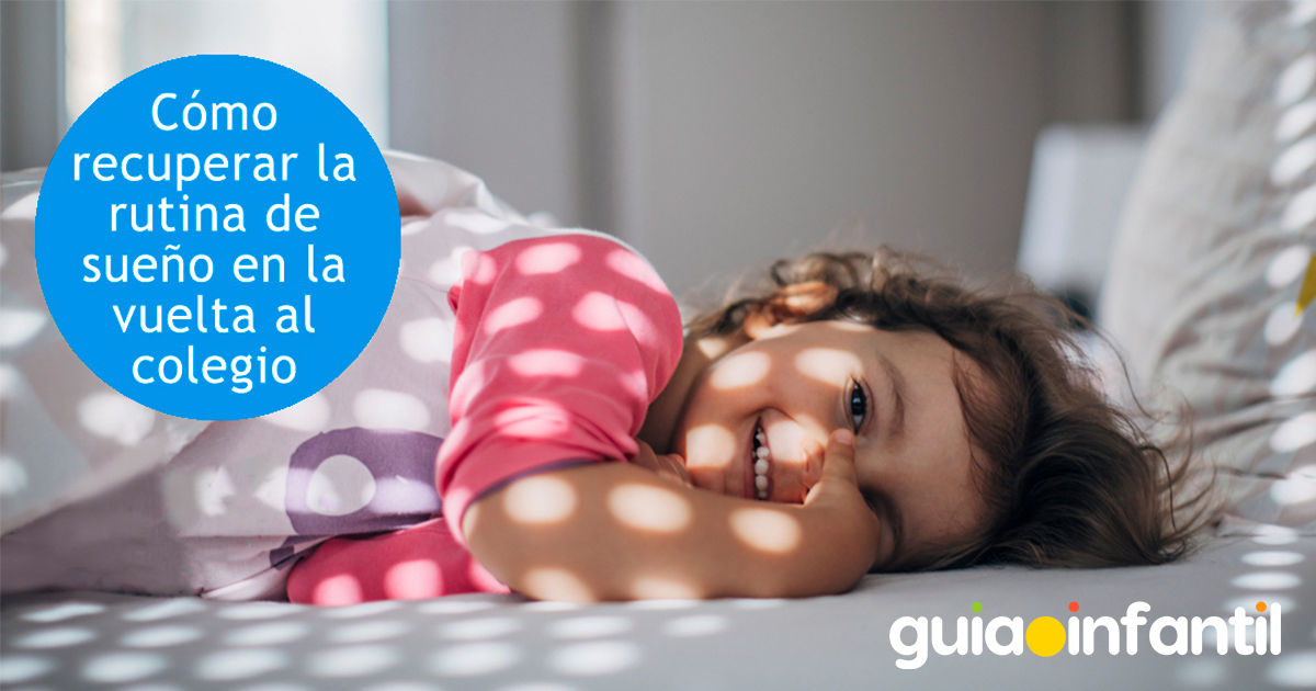 Recuperar la rutina de sueño de los niños en la vuelta al cole