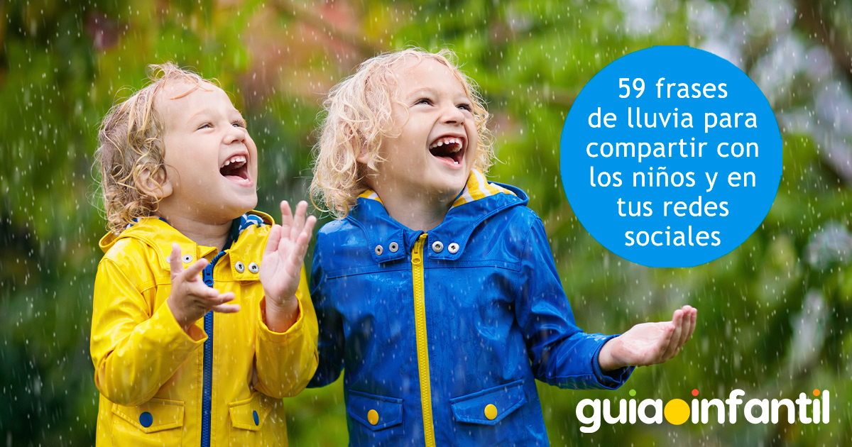 Frases de lluvia para redes sociales