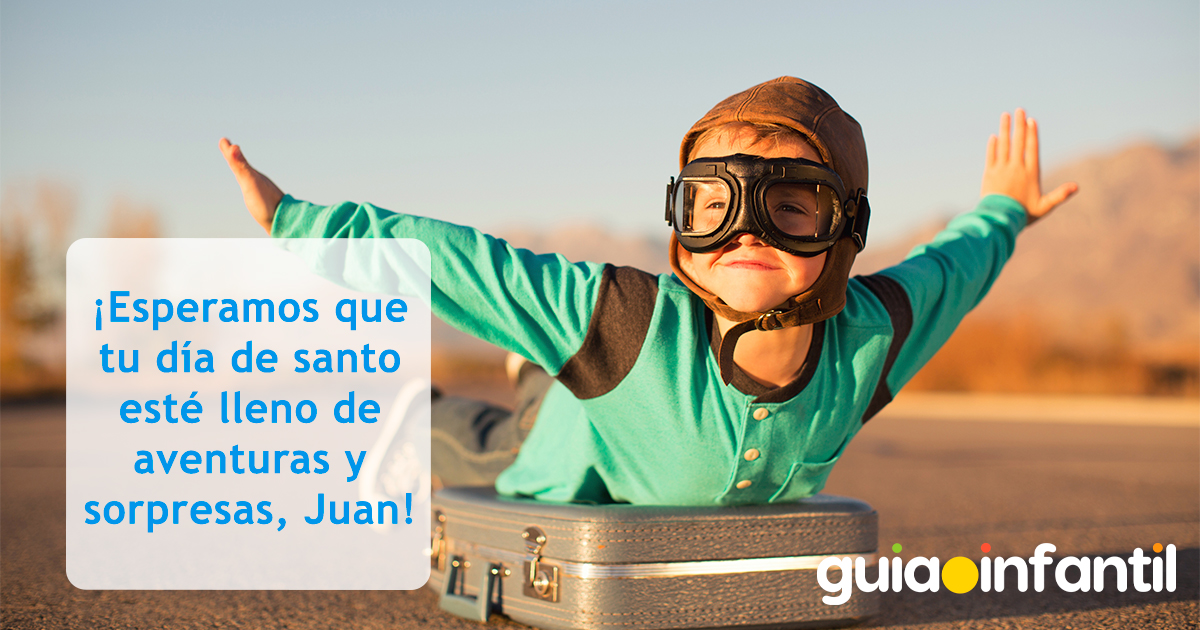 Postal para felicitar a Juan