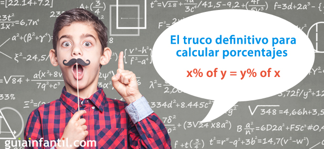 Los mejores trucos para calcular porcentajes para los niños