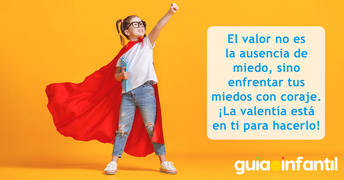 Tarjeta contra el miedo en niños