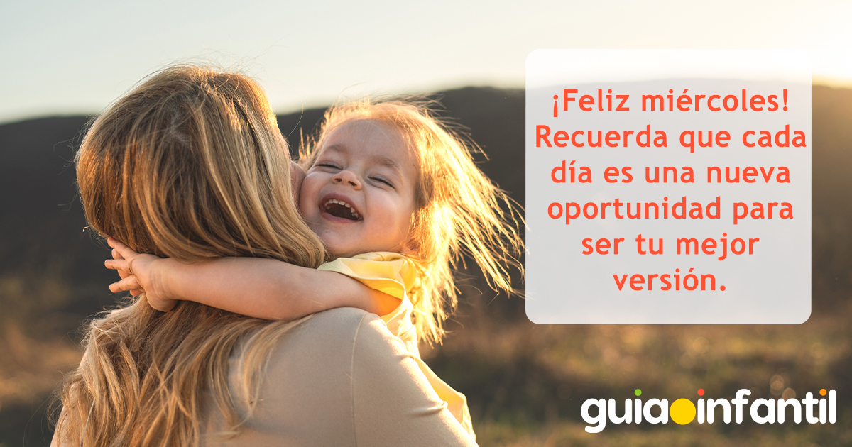 Mensaje de ánimo de miércoles para niños