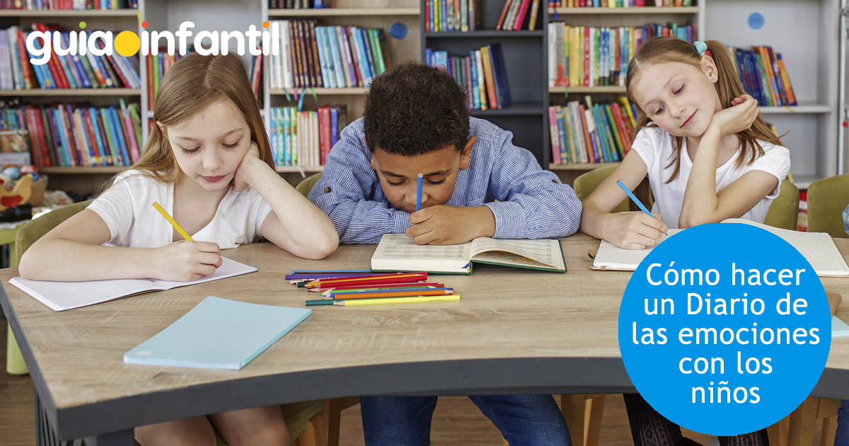 como hacer un diario de emociones con los niños