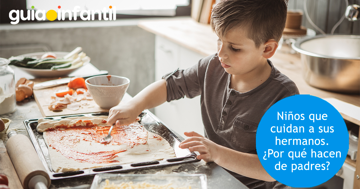 Niños que cuidan de sus hermanos