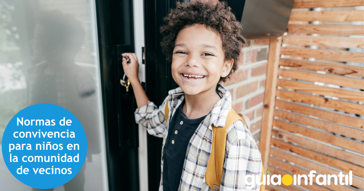 Normas de convivencia para niños en la comunidad de vecinos