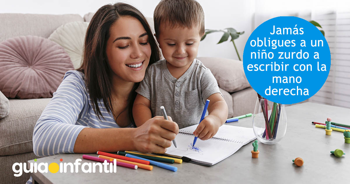 no obligar a niño zurdo a escribir con la mano derecha