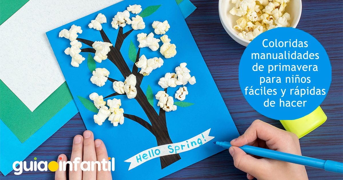 Manualidades de primavera para niños