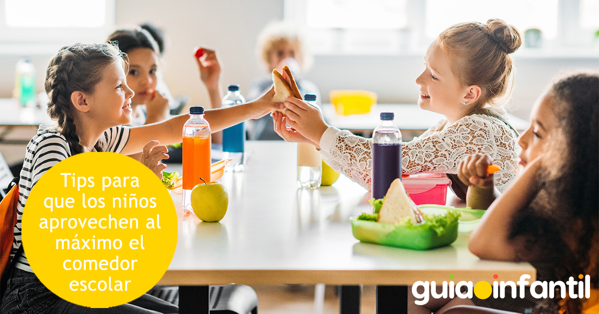 Tips para aprovechar el comedor escolar