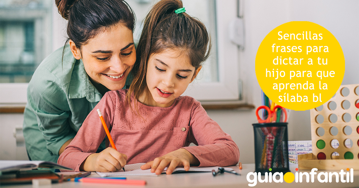 Dictados con la sílaba bl para niños