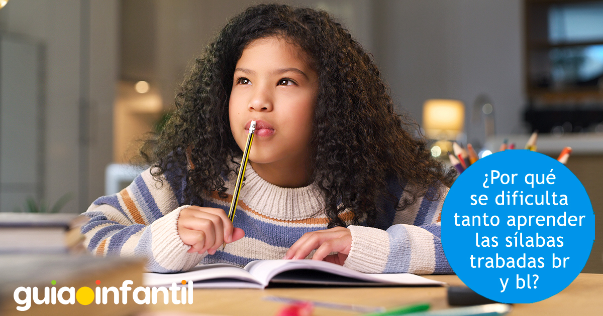 La dificultad para aprender sílabas trabadas