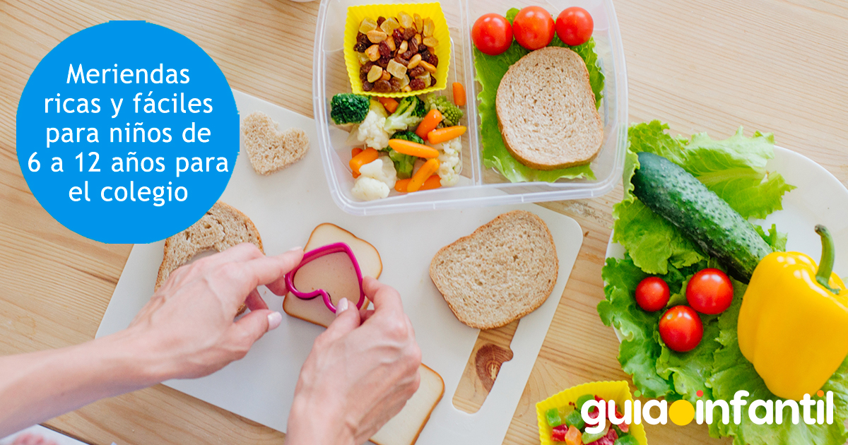 Meriendas ricas y fáciles para el colegio