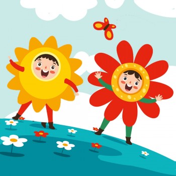 Doña Primavera. Poemas cortos infantiles