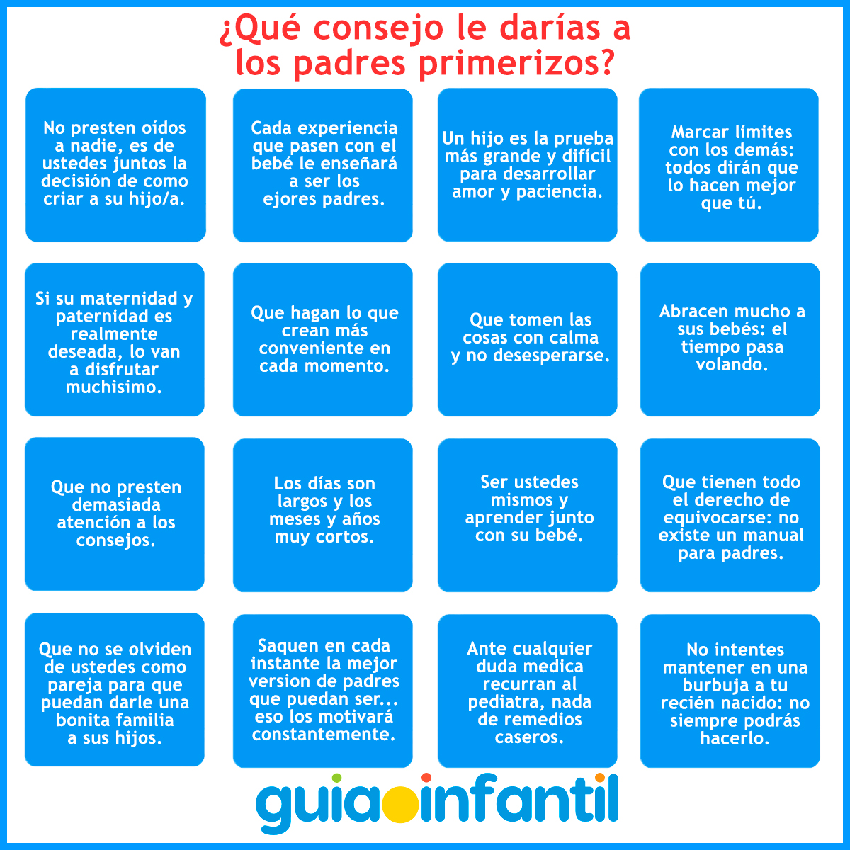 Consejos útiles para papás primerizos