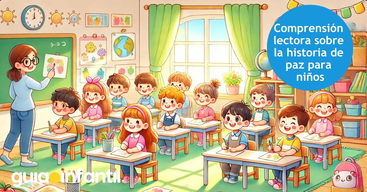 Preguntas de comprensión lectora sobre la historia de paz para niños