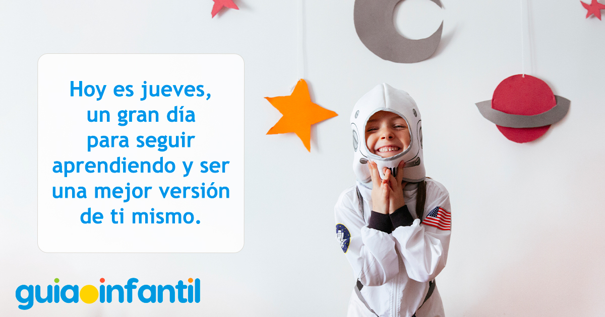 Mensaje de jueves para niños