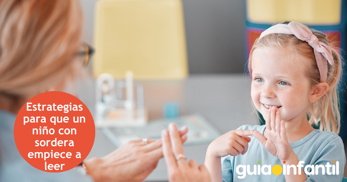 Estrategias para que un niño con sordera empiece a leer