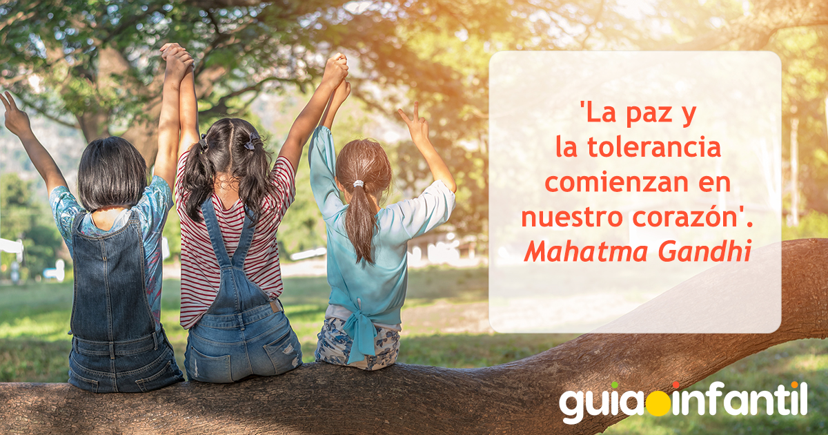 Frases de paz de Gandhi para niños
