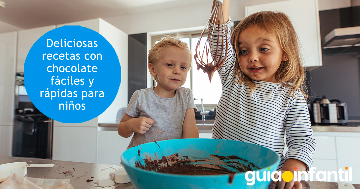 Ricas recetas con chocolate para niños