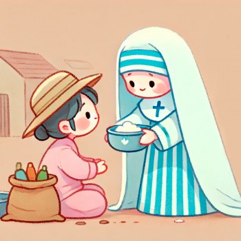 Biografía en cuento de Santa Teresa de Calcuta - Amor en acción