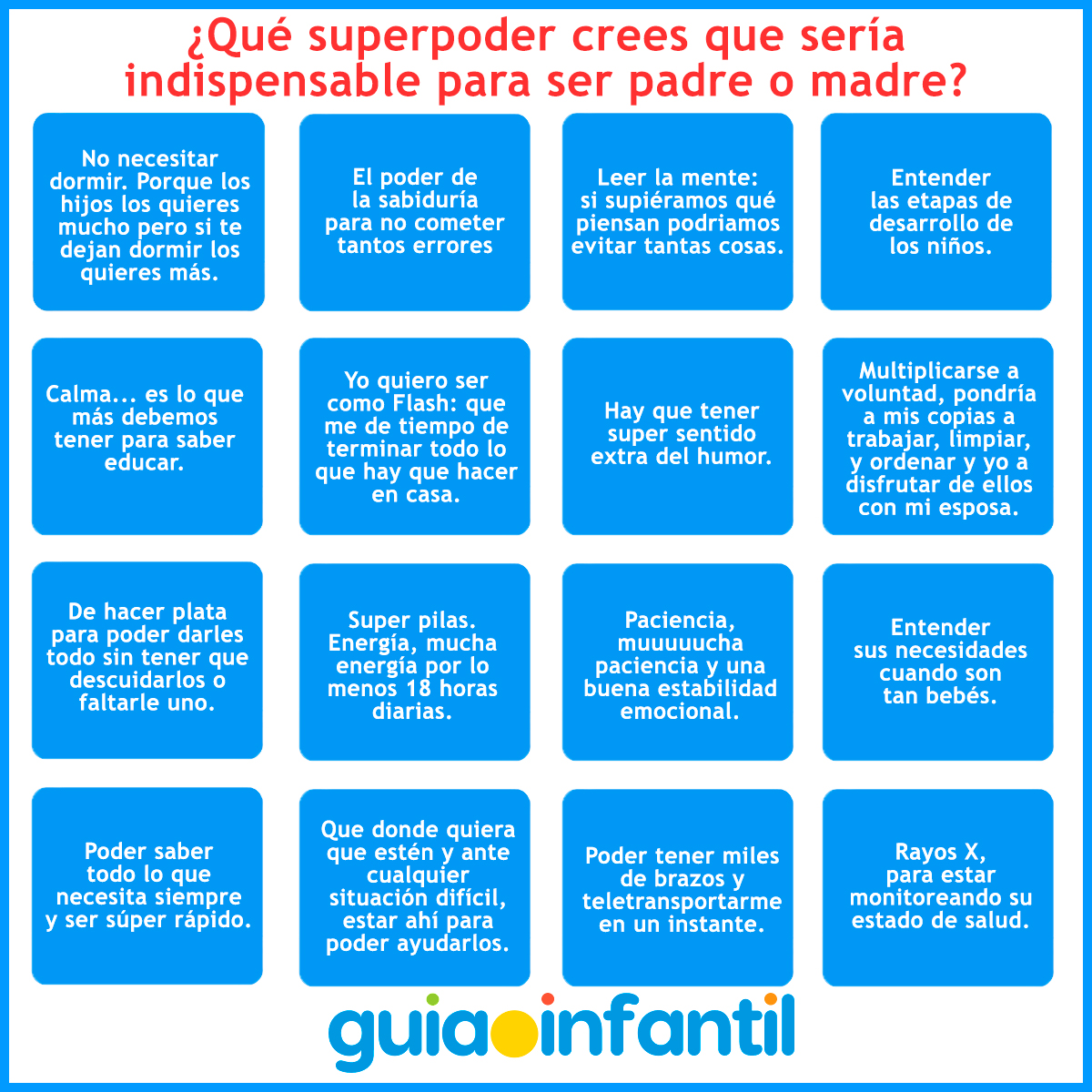 Madres y padres con superpoderes