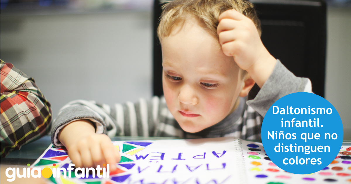 Mi hijo no distingue los colores, ¿es daltónico?