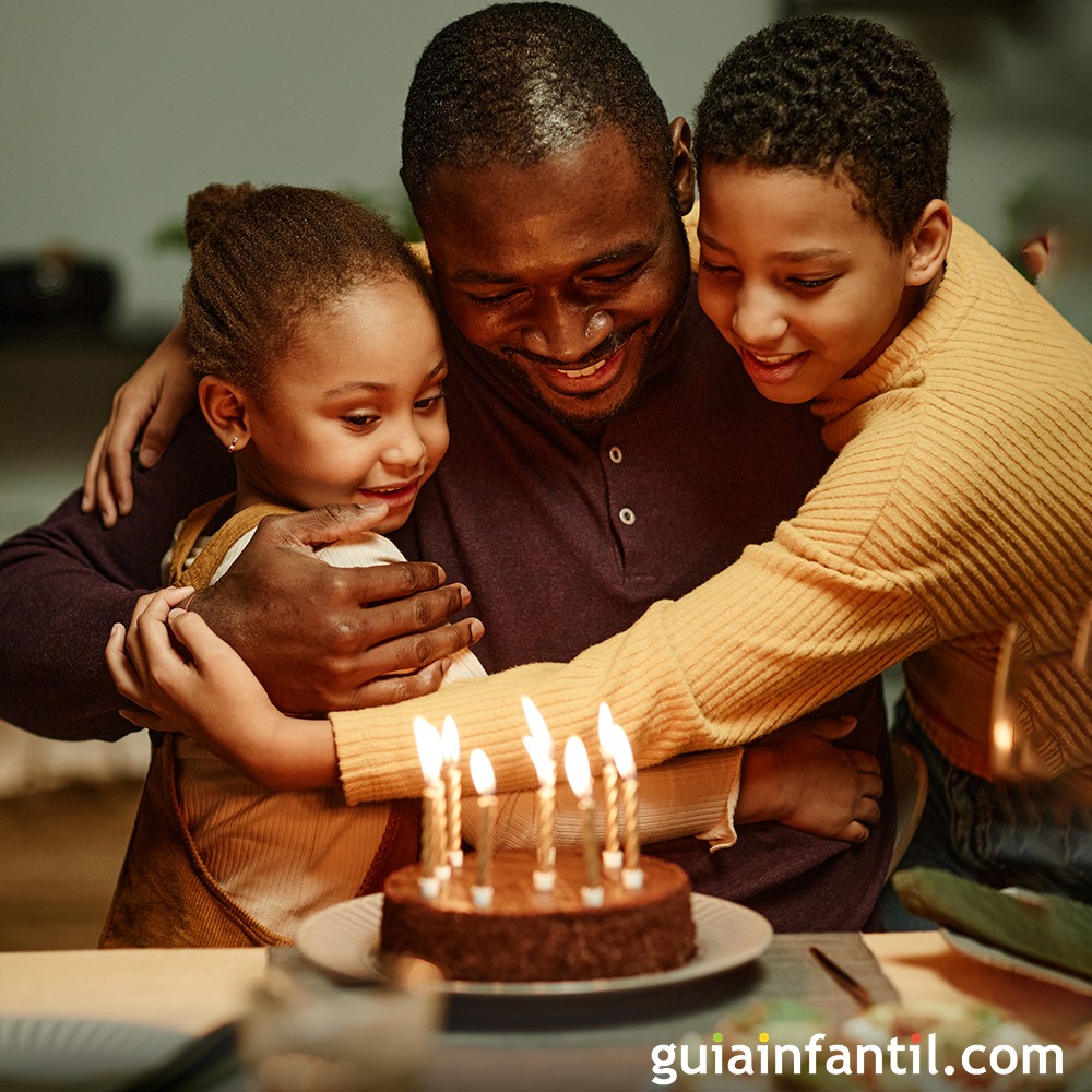 Frases lindas para dedicar al papá de tus niños que cumple años, image size:1000x1000