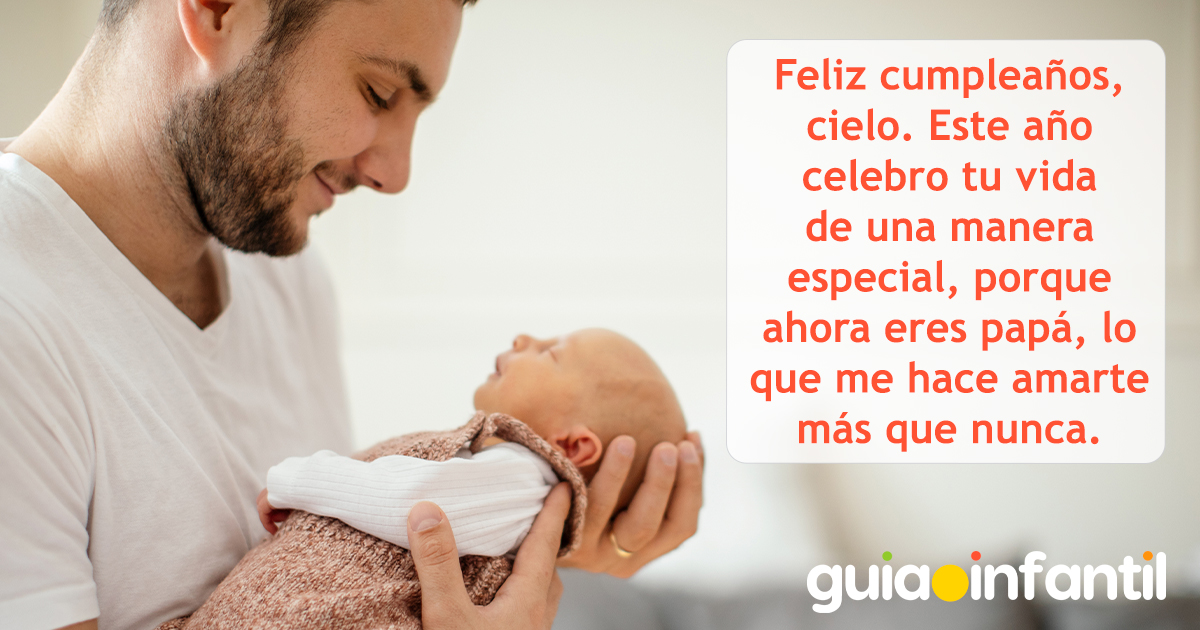 Felicitación de cumpleaños para nuevos papás
