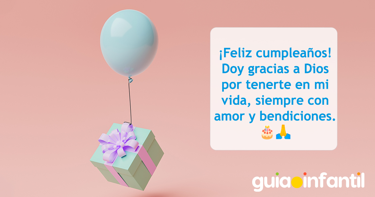 Dar gracias a Dios por el cumple de una tía o un tío
