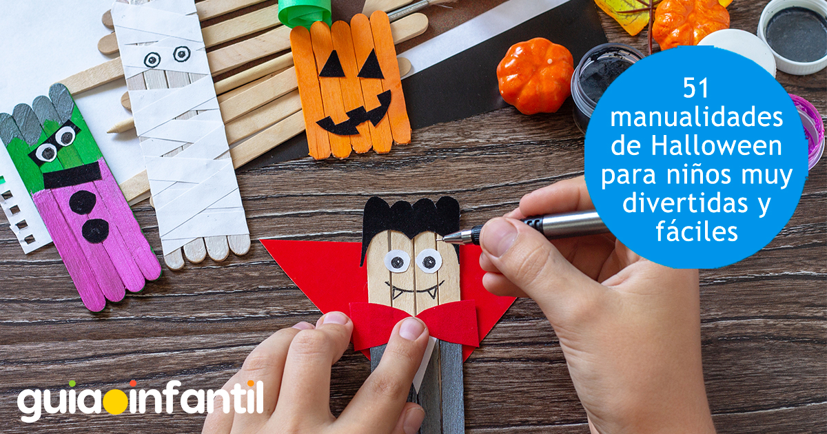 Manualidades de Halloween para ninos con material reciclado