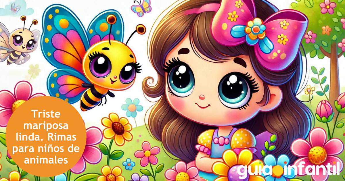 Poema de una mariposa para niños