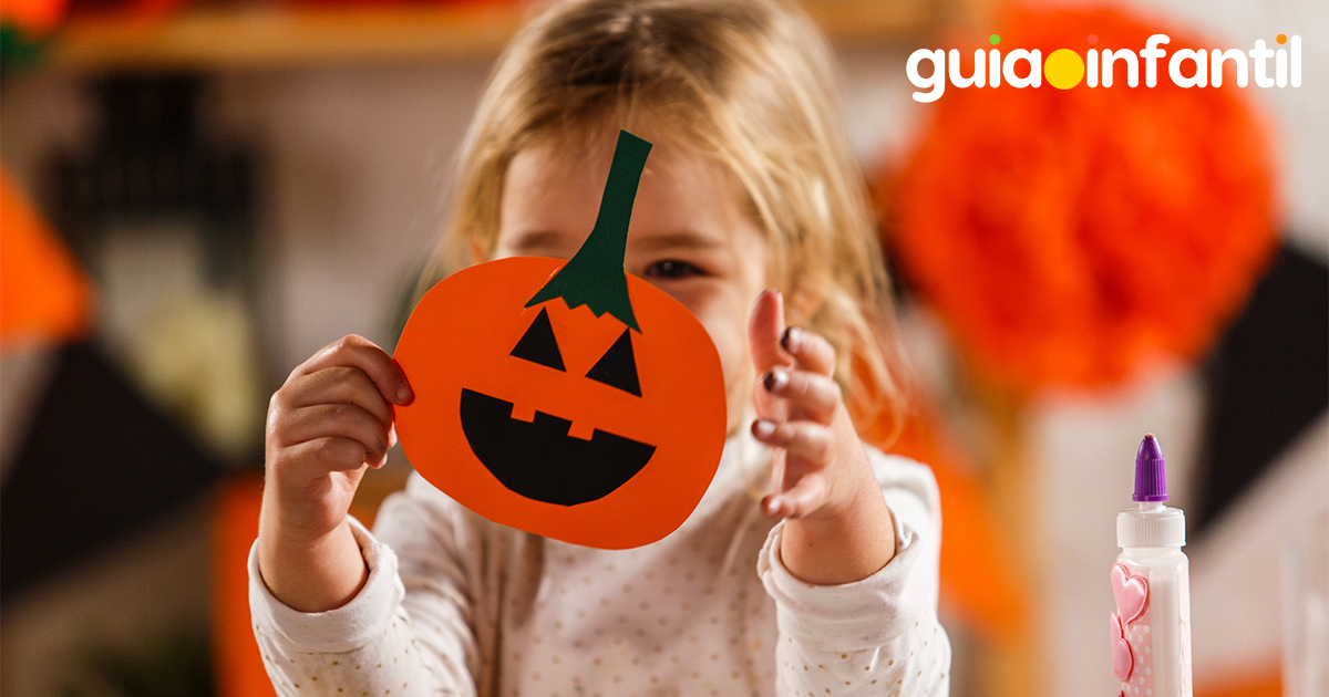 Calabaza de Halloween sencilla para niños