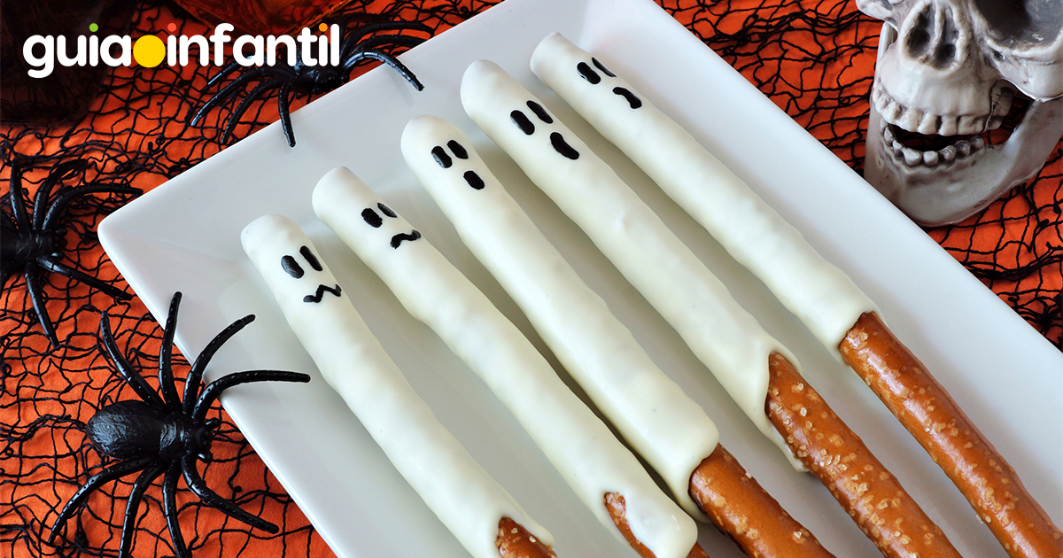 Palitos de fantasma de Halloween