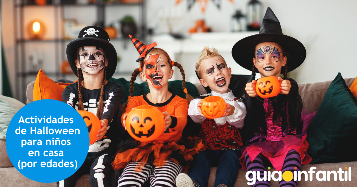 Actividades de Halloween para niños en casa según su edad
