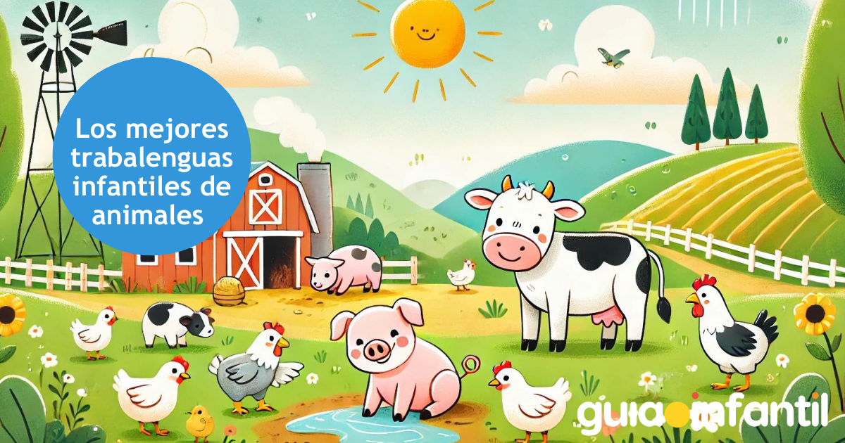 Selección de trabalenguas infantiles de animales: gatos, aves, ballenas...