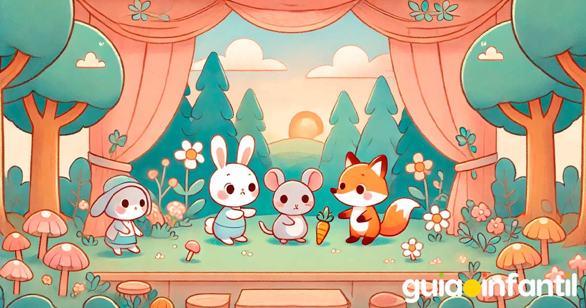 Obra de teatro de títeres de animales para niños