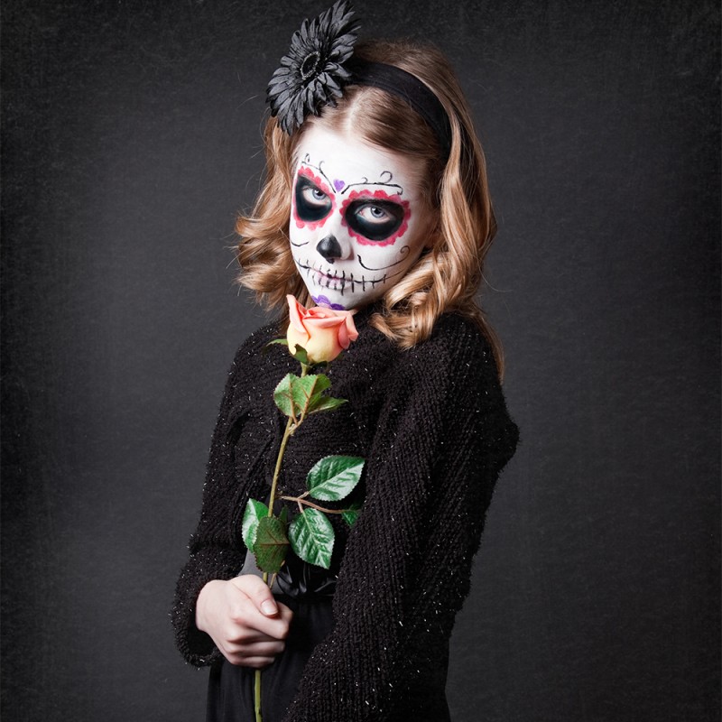 Maquillaje Día de Muertos para niños - Ideas prácticas para mamás