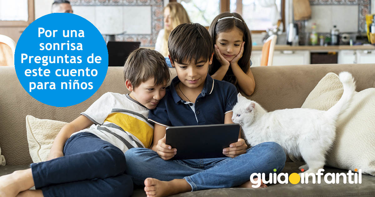 preguntas sobre el cuento Por una sonrisa