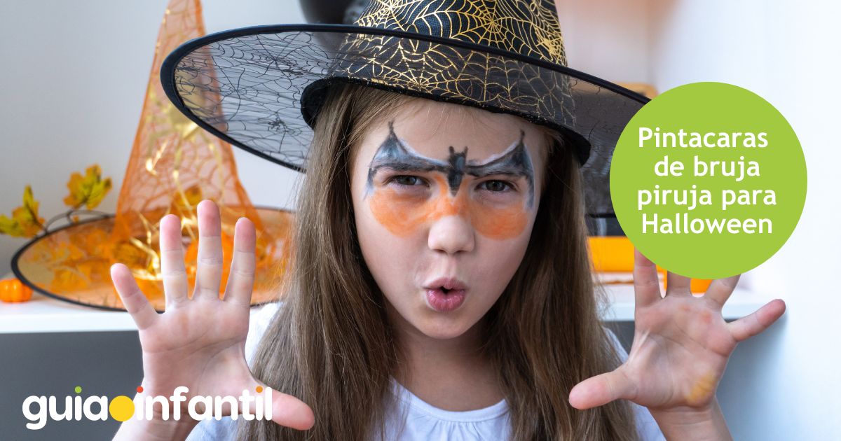 Pintacaras de bruja para niñas