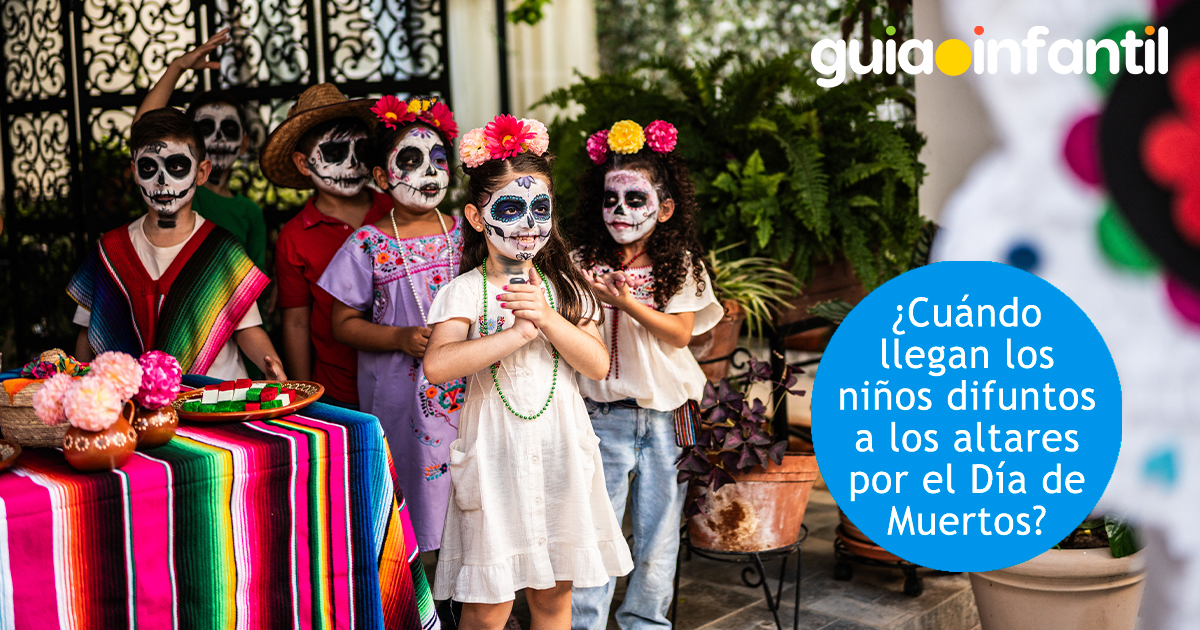 Llegada de los niños difuntos a los altares