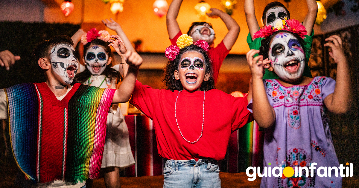 El altar de muertos para niños